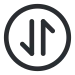 Arrange Circle SVG Icon
